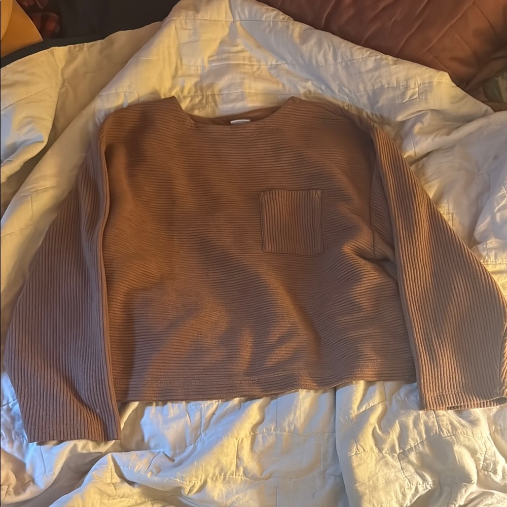 a new day Brown Crew Neck Sweater